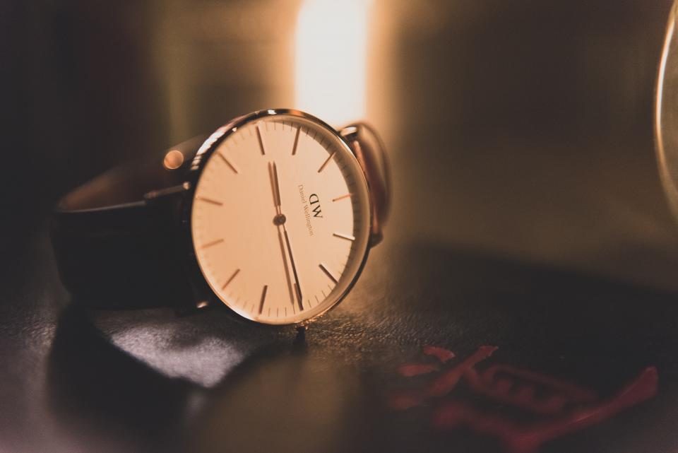 Illustrative photograph of watch Clock