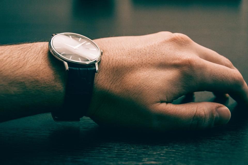 Illustrative photograph of watch Hands